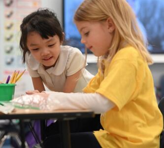 kids in classroom